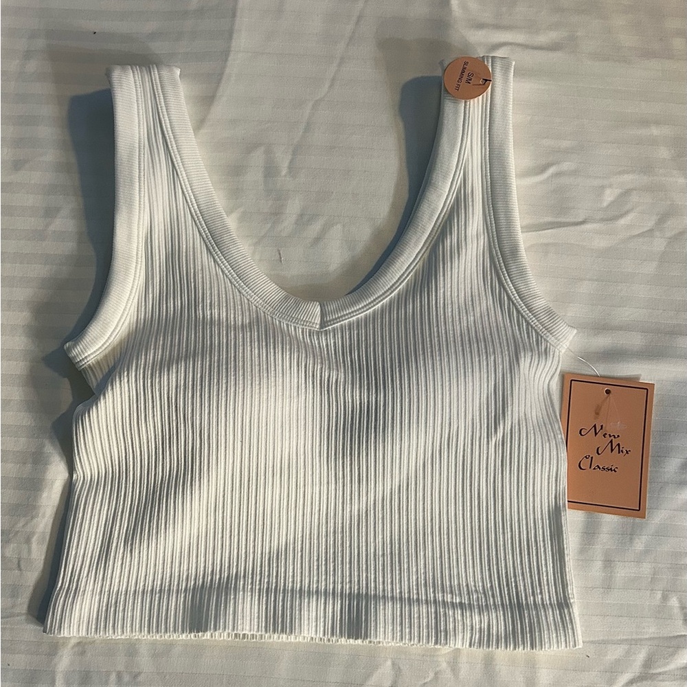 White Stretchy Top